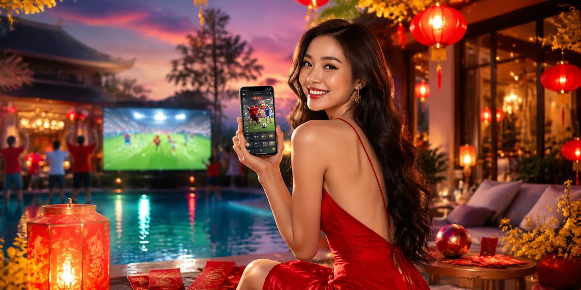Lồng đèn và phong bao đỏ mang không khí lễ hội tại Huế